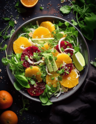 Salad Hạt Chia Và Rau Củ Quả