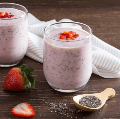 Sinh Tố Dâu Tây Hạt Chia