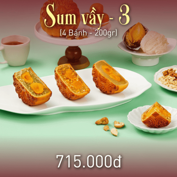 Bánh Trung Thu Givral - Combo Sum Vầy 3