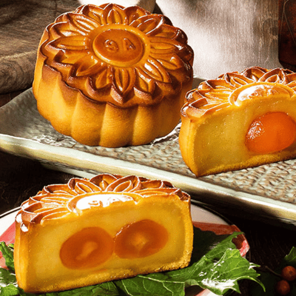 Bánh Trung Thu Givral - Nhân Đậu Xanh Sầu Riêng- Mã 9A