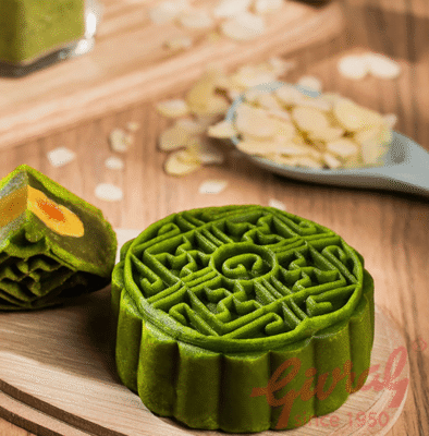 Bánh Trung Thu Givral - Nhân Trà Xanh Vỏ Xanh