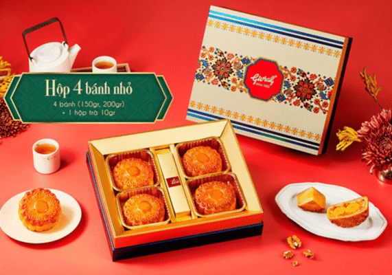 Bánh Trung Thu Givral - Quà Tặng Tết Đoàn Viên 1 - 4 Bánh