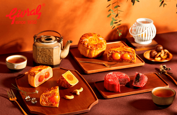 Bánh Trung Thu Givral - Raspberry (0 trứng) Và Một Số Loại Khác