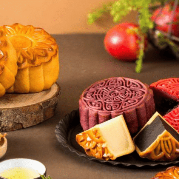 Bánh Trung Thu Givral - Raspberry (0 trứng) và Blueberry