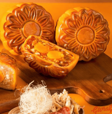 Bánh Trung Thu Givral - Thập Cẩm Gà Quay Vi Cá Yến Sào 150Gram - Bánh Nhân Mặn