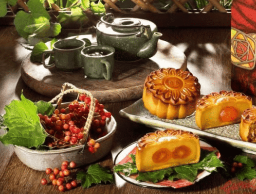 Bánh Trung Thu Nhân Đậu Xanh Sầu Riêng- Mã 9A