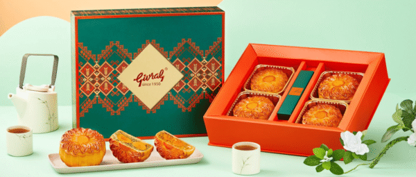 Hộp Bánh Trung Thu Givral 4 Bánh