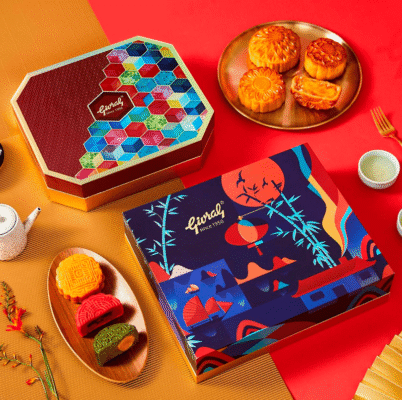 Hộp Quà Bánh Trung Thu Givral - 4 Bánh - Mẫu 2024
