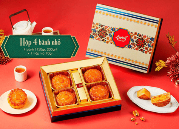 Hộp Quà Bánh Trung Thu Givral Thập Cẩm Ngũ Nhân