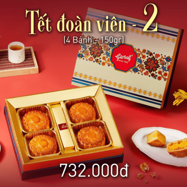 Hộp Quà Tặng Bánh Trung Thu Givral - Tết Đoàn Viên 2