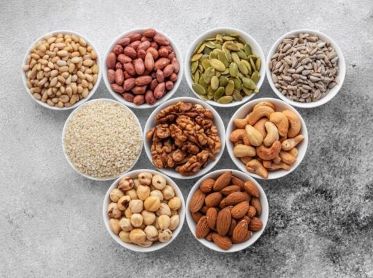 Các loại hạt lành tính ít gây nóng