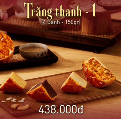 Bánh Trung Thu Givral - 4 Bánh - Combo Trăng Thanh 1