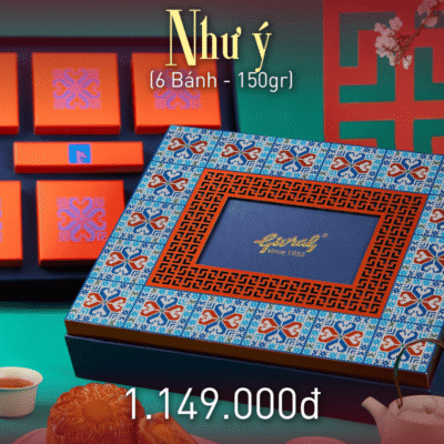 Bánh Trung Thu Givral - 6 Bánh - Combo Như Ý