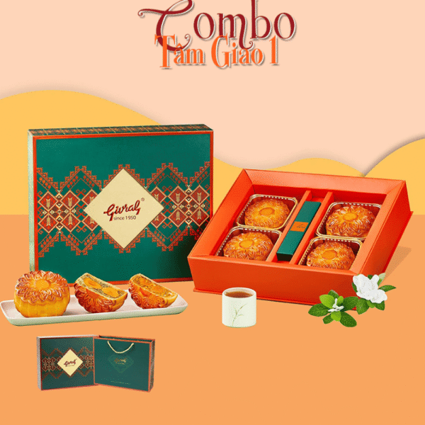 Combo Bánh Trung Thu Givral - Tâm Giao 1