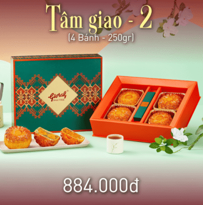 Combo Bánh Trung Thu Givral - Tâm Giao 2 -4 bánh -250G