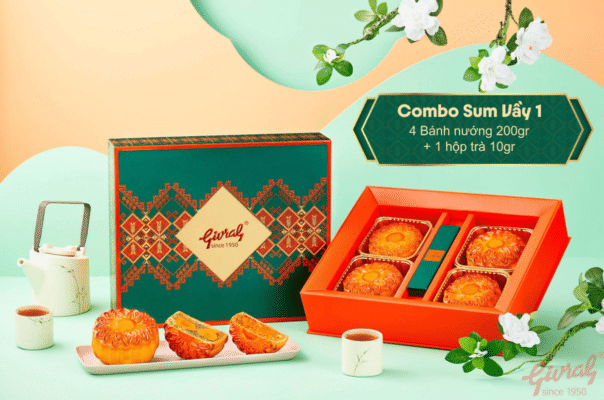Combo Bánh Trung Thu - Tâm Giao 3 -4 bánh