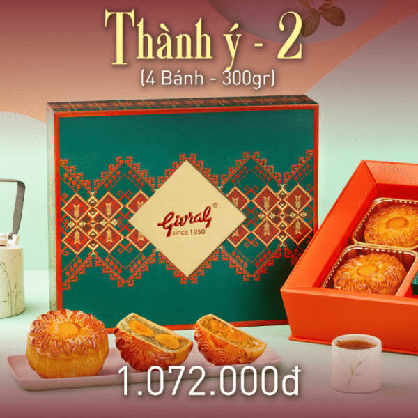 Combo Bánh Trung Thu - Thành Ý 2 -4 bánh -300G
