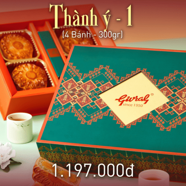 Combo Bánh Trung Thu Givral - Thành Ý 2 -4 bánh
