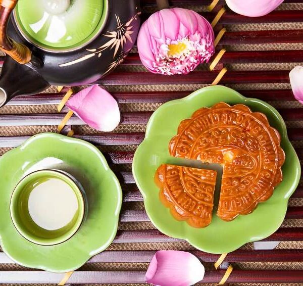 Bánh Trung Thu Đồng Khánh – Hạt Sen Trà Xanh Matcha