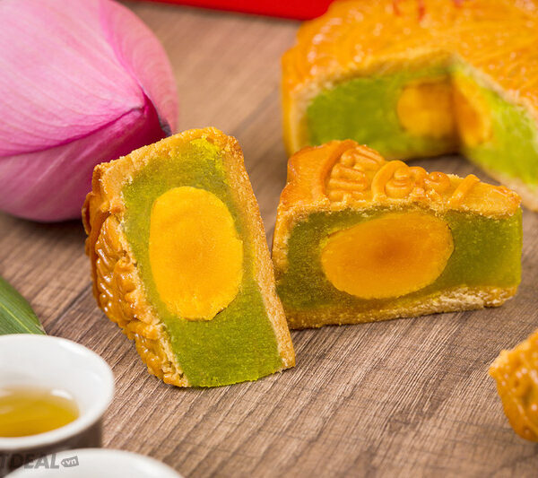 Nhân Hạt Sen Trà Xanh Matcha 