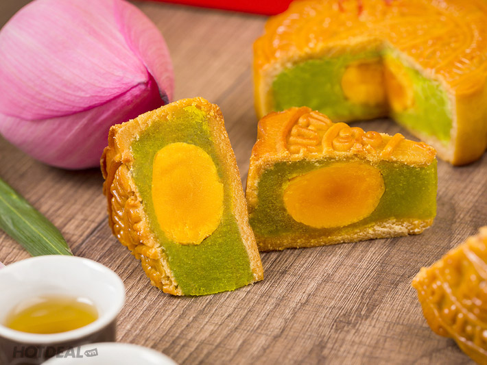 Nhân Hạt Sen Trà Xanh Matcha